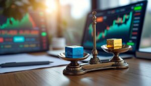 découvrez comment équilibrer la sécurité d'une blue chip avec le potentiel de croissance d'une penny stock pour optimiser vos investissements.
