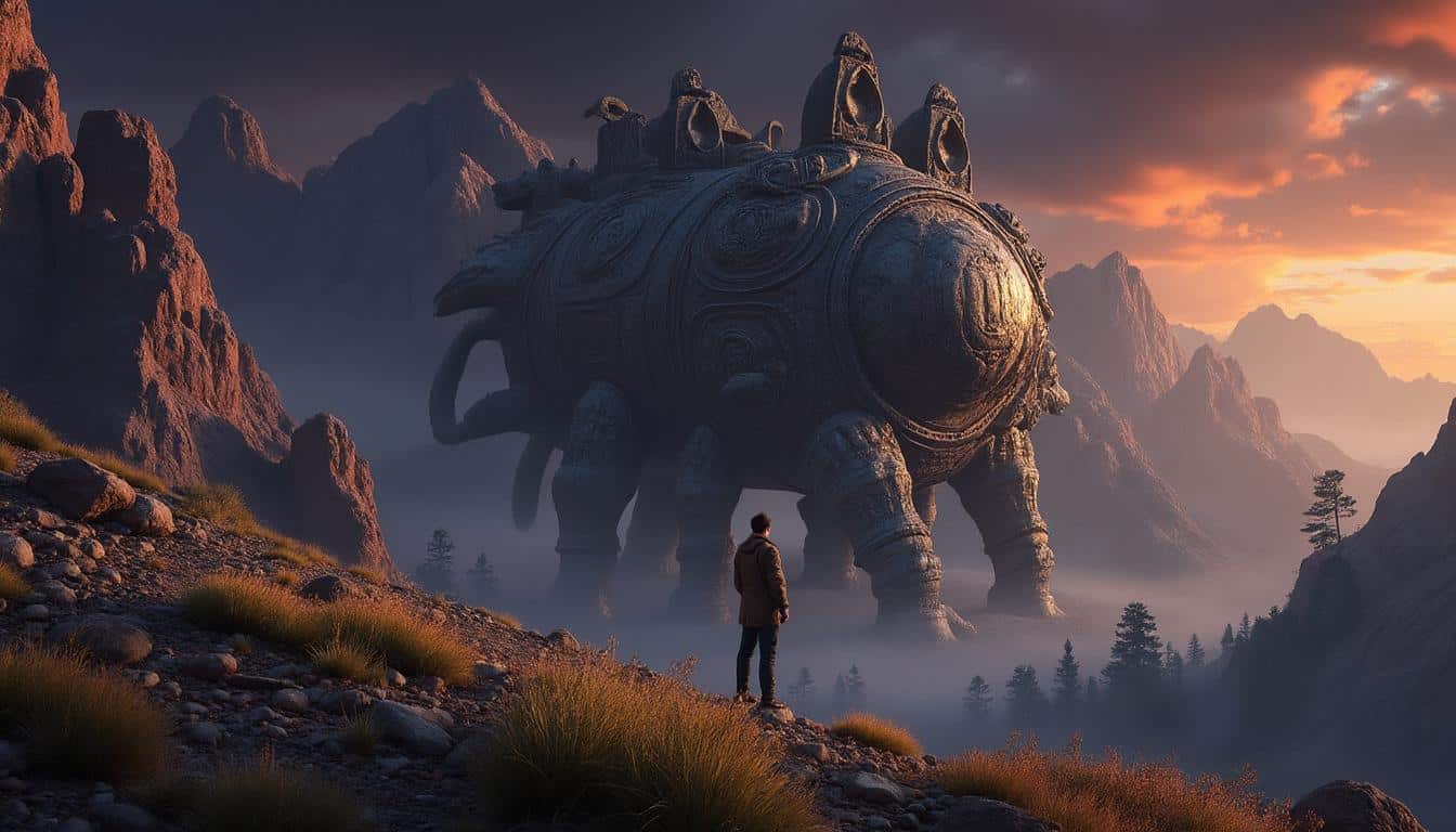 photo of man climbing mountain