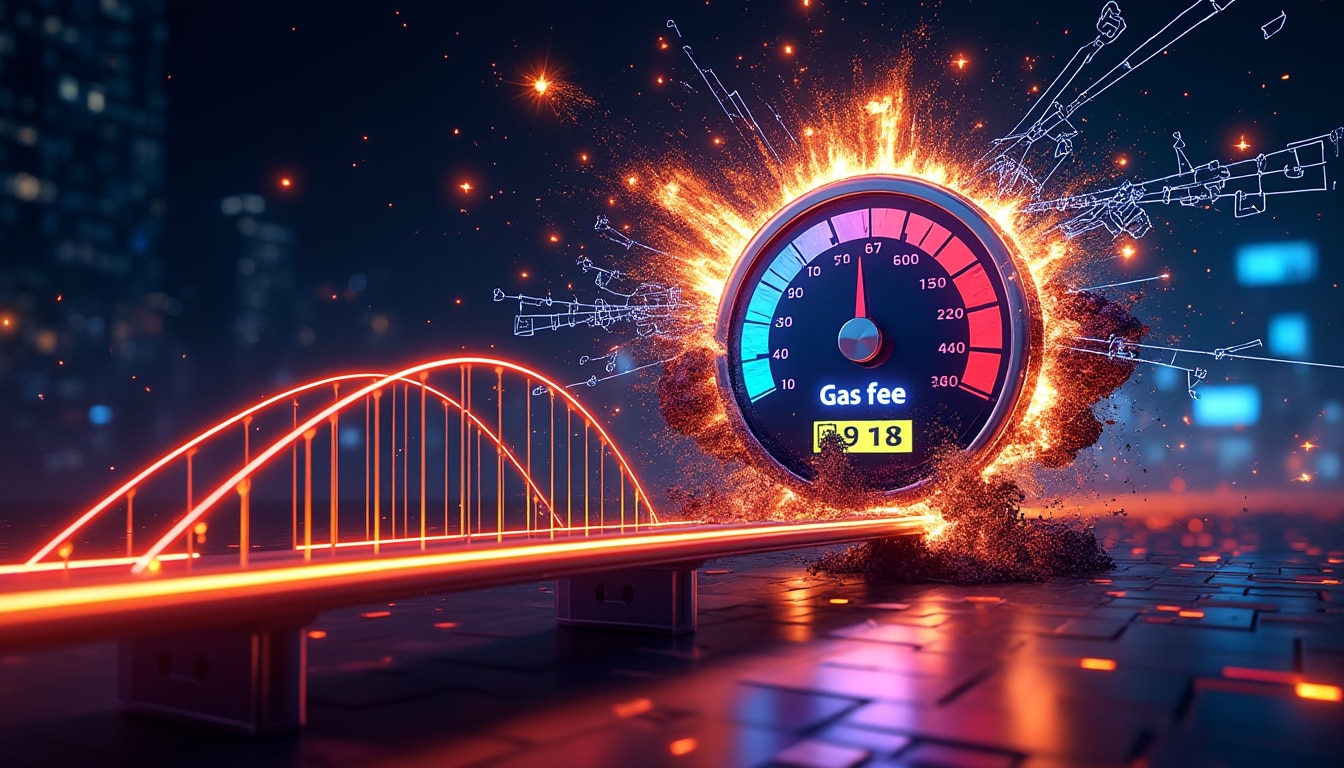 L’explosion de la gas fee qui oblige à utiliser un bridge cross-chain